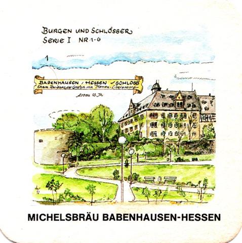 babenhausen of-he michels burgen I 1b (quad180-1 schloss babenhausen)